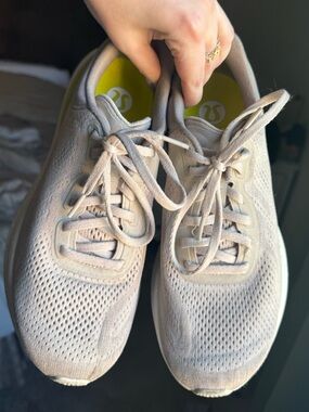 Lululemon—Women's Neutral Beige Running Shoes